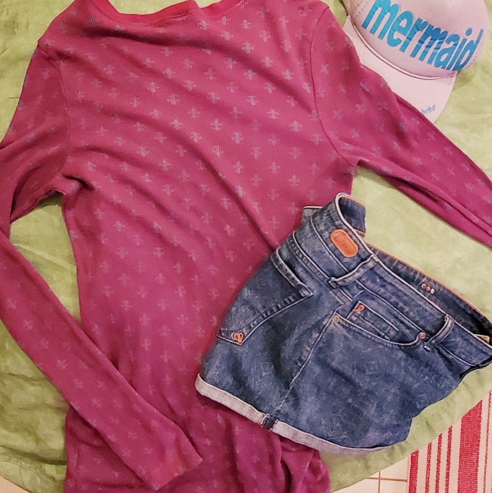 EMMA& SAM BURGUNDY TOP